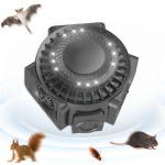 The 360-degree rodent repellent is a perfect solution for eliminating pests, and it also automatically repels mosquitoes.