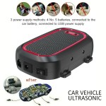 跨境新品车载驱鼠器超声波动物驱赶器三供电室内可用驱鼠神器