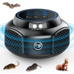 热销升级360度超声波驱逐器 老鼠蟑螂击退器 智能室内驱虫驱鼠器