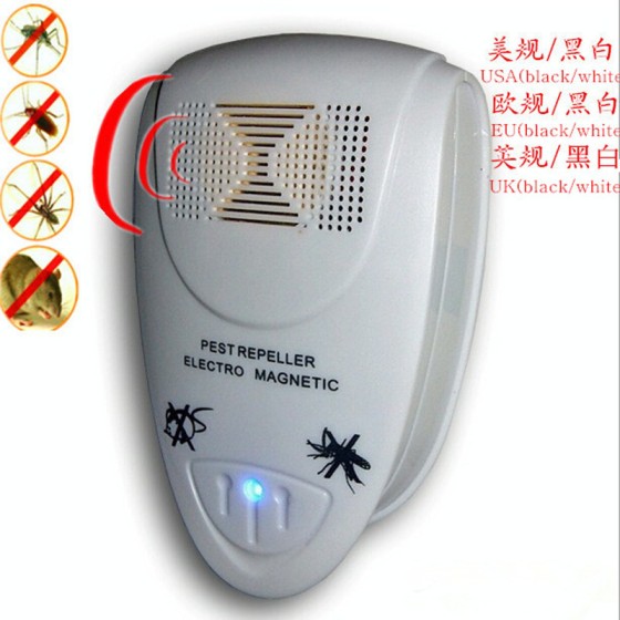 源头家用现货pestrepeller超声波驱鼠器静音驱蚊器电子驱虫器