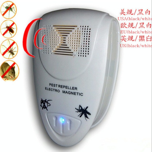源头家用现货pestrepeller超声波驱鼠器静音驱蚊器电子驱虫器