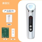 电子美容仪家用脸部嫩肤精华导入仪充电款红蓝彩光振动按摩器跨境