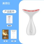 电动美颈仪颈纹仪家用便携脸部光子彩光导入仪面部震动按摩美容仪