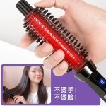 热销防烫电卷梳两用直发梳蓬松内扣卷发器美发工具厂家外贸卷发棒
