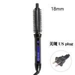 热销防烫电卷梳两用直发梳蓬松内扣卷发器美发工具厂家外贸卷发棒