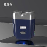 新款跨境智能浮动双头剃须刀 男士充电胡须刀车载便携迷你刮胡刀