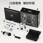 新款合金双头磁吸剃须刀全身水洗旅行家剃毛刮胡刀便携式胡须刀