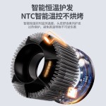 电吹风机家用负离子护发静音速干电吹风发廊无叶大功率吹风筒跨境
