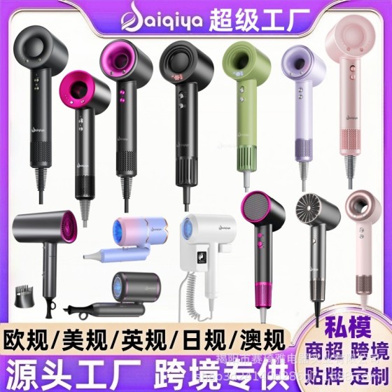 外贸吹风机赛琦雅品牌实力工厂家用发廊吹风机蓝光护发跨境电吹风