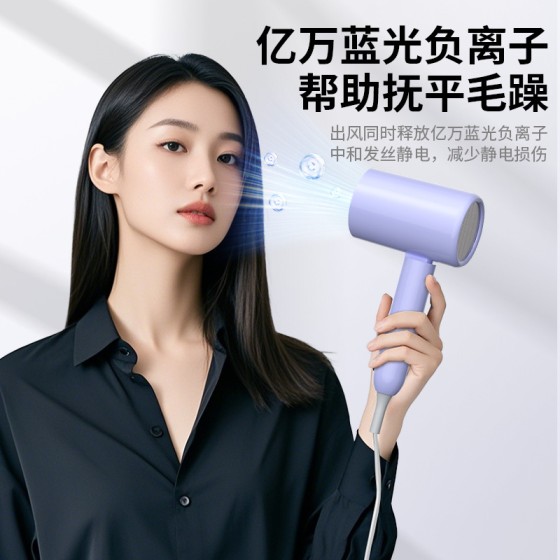 吹风机家用大功率折叠理发店大风力电吹风速干蓝光护发吹风筒