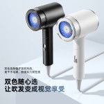 亚马逊跨境家用折叠便携吹风机高速轻音护发电吹风蓝光吹风筒TITO