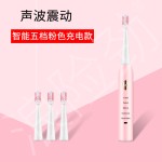 【官方正品】电动牙刷充电式声波震动成人软毛全自动智能牙刷套装