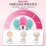 硅胶洁面仪电动美容洗脸仪脸部按摩导入仪家用充电毛孔清洁器焕肤