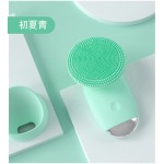 新款跨境超声波震动按摩电动洗脸器硅胶面部多功能清洁毛孔洁面仪