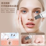 跨境新品EMS铲皮刀面部导入导出黑头油脂毛孔清洁仪超声波铲皮机
