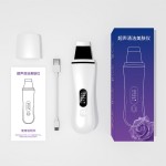 新款家用超声波铲皮机去黑头粉刺污垢美容仪家用脸部毛孔清洁器