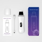 新款家用超声波铲皮机去黑头粉刺污垢美容仪家用脸部毛孔清洁器