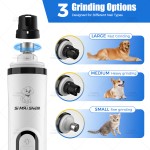 跨境3档LED双灯宠物磨甲器液晶屏大功率电动指甲刀猫狗充电修甲器