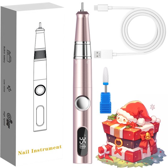 现货美甲打磨机小型工具卸甲器美甲机便携式液晶电动指甲刀磨甲器