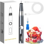现货美甲打磨机小型工具卸甲器美甲机便携式液晶电动指甲刀磨甲器