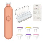 静音电动磨甲器充电新生儿小熊造型指甲刀护理收纳套装礼品小夜灯