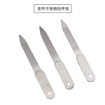 指甲锉打磨条不锈钢修磨厚硬甲锉修双面指甲挫磨甲器美甲砂条专业