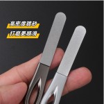 锌合金指甲锉不锈钢双面锉美甲修脚磨甲器打磨条家用便携耐磨现货