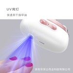 老人防夹指甲钳电动指甲刀美甲打磨机自动指甲剪多功能磨甲器