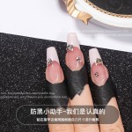美甲防黑半指袖套手套防紫外线露指防照灯防辐射专用做指甲工具