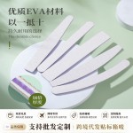 指甲锉磨指甲砂条修甲美甲工具磨砂条指甲打磨条抛光条海绵搓条3个装