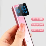 小型手持美甲一字灯 金属蓄电款 8秒速干便携指甲烤灯美甲光疗机