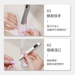 手持美甲一字灯 小型蓄电美甲灯甲油胶烤灯速干不黑手光疗led照灯