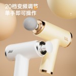 筋膜枪专业级静音式液晶变频按摩枪电动健身房高频震动跨境冲击枪