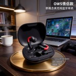 跨境私模降噪情侣款无线蓝牙耳机一盒双副耳机电竞游戏超长续航