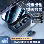 严选跨境爆款M48蓝牙耳机超长续航无线耳机蓝牙私模降噪数显滑盖
