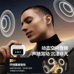 2026跨境爆款a9pro蓝牙耳机入耳式彩屏智能ANC降噪长续航运动耳机