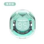 超长续航数显高颜值透明蓝牙耳机无线运动入耳式降噪二代蓝牙耳机