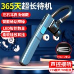 跨境新款商务无线蓝牙耳机X6入耳式挂耳式超长续航ENC通话数显5.3