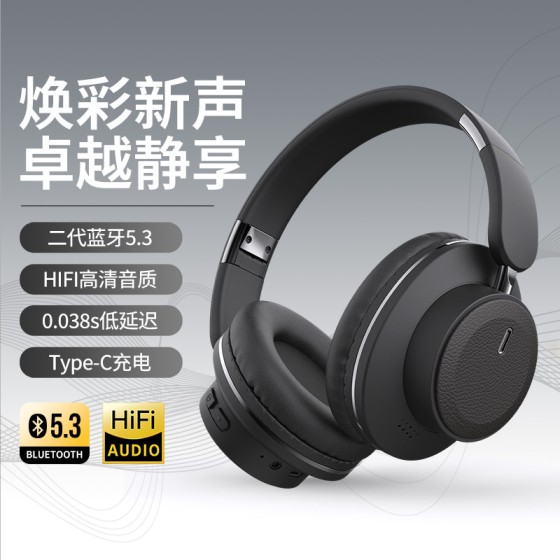 外贸新品推荐私模高颜值折叠头戴式蓝牙耳机运动通话旋转无线耳麦