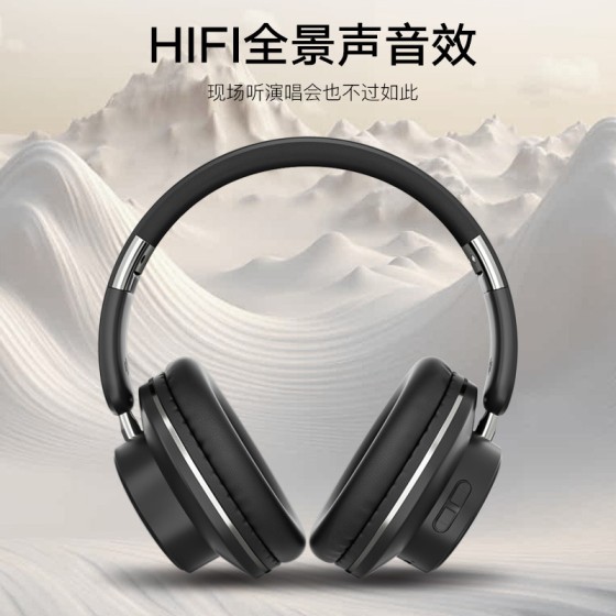 外贸新品推荐私模高颜值折叠头戴式蓝牙耳机运动通话旋转无线耳麦