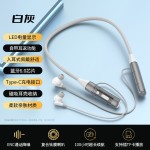 Y13颈挂脖式无线蓝牙耳机超长续航2025新款K歌耳返可插卡跨境私模