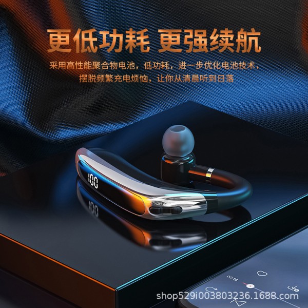 2025新款运动跑步左右通用无线蓝牙耳机入耳挂耳式单耳长续航代发