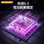 Azeada跨境爆款TWS无线蓝牙耳机双动圈四喇叭2026新款蓝牙耳机