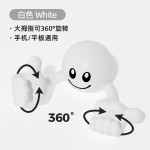 原创塑料创意卡通桌面摆件笑脸旋转大拇指手机座支架