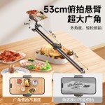 落地俯拍支架手机直播拍摄多功能拍照静物美食美甲摄影三角架夹子