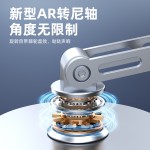 全金属桌面可360°旋转折叠支架铝合金手机平板桌面直播支架懒人