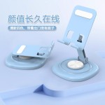 马卡龙桌面金属旋转手机支架跨境热销平板支架折叠便携轻便手机架