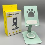 猫爪手机支架全金属桌面可360度° 旋转懒人追剧抖音直播创意礼品