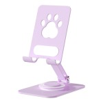 猫爪手机支架全金属桌面可360度° 旋转懒人追剧抖音直播创意礼品