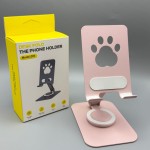 猫爪手机支架全金属桌面可360度° 旋转懒人追剧抖音直播创意礼品